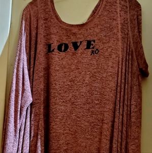 Plus size women's top 2x